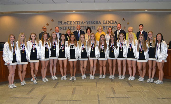 El Dorado cheerleaders Board recognition