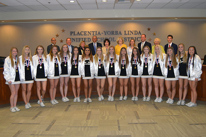 El Dorado cheerleaders Board recognition