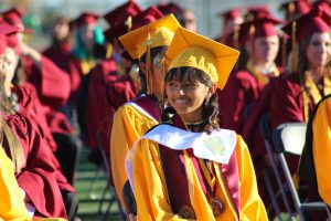 Esperanza HIgh School's 2017 graduation ceremony at Shapell Stadium.