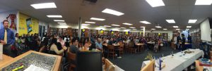 Valencia High School's AVID senior celebration in the library.