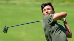Ricky Castillo reaches round 32 in golf championship.