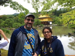 Valencia students and staff members touring Japan.