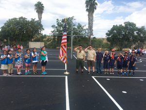 Glenview Elementary School's Patriot Day ceremony.