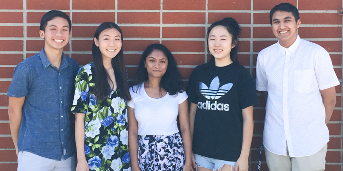 Valencia HIgh School students who earned a perfect score on the ACT test.