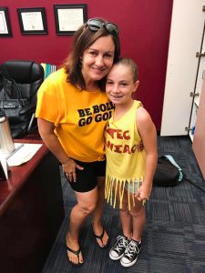 Travis Ranch School went BOLD and GOLD to support pediatric cancer research.