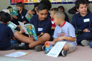 Valadez Middle School Academy participates in Read for the Record.