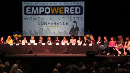 A picture from the Women in Industry Conference.