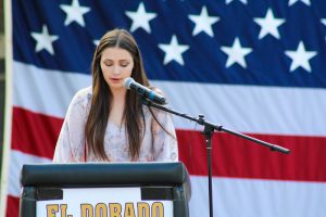 El Dorado High School's Veterans Day ceremony on November 9.