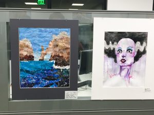 PYLUSD art work on display at SchoolsFirst in Placentia.