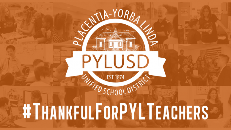 Thankful for PYL teachers graphic.