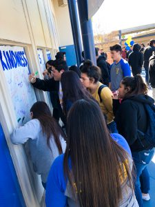 The Great Kindness Challenge at Valencia High School.