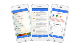Nutrition Services mobile app picture.