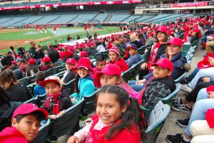Melrose and Topaz students at Angel Game.