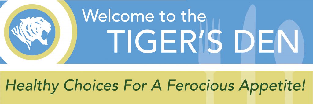 Tiger Den banner.