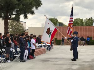 Memorial Day ceremony at VHS.