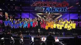 Voices of Hope Children's Chior following their first performance on America's Got Talent.