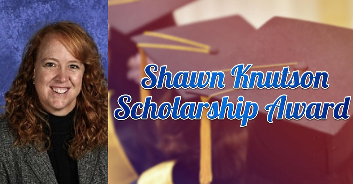 Shawn Knutson Scholarship Award 2019.