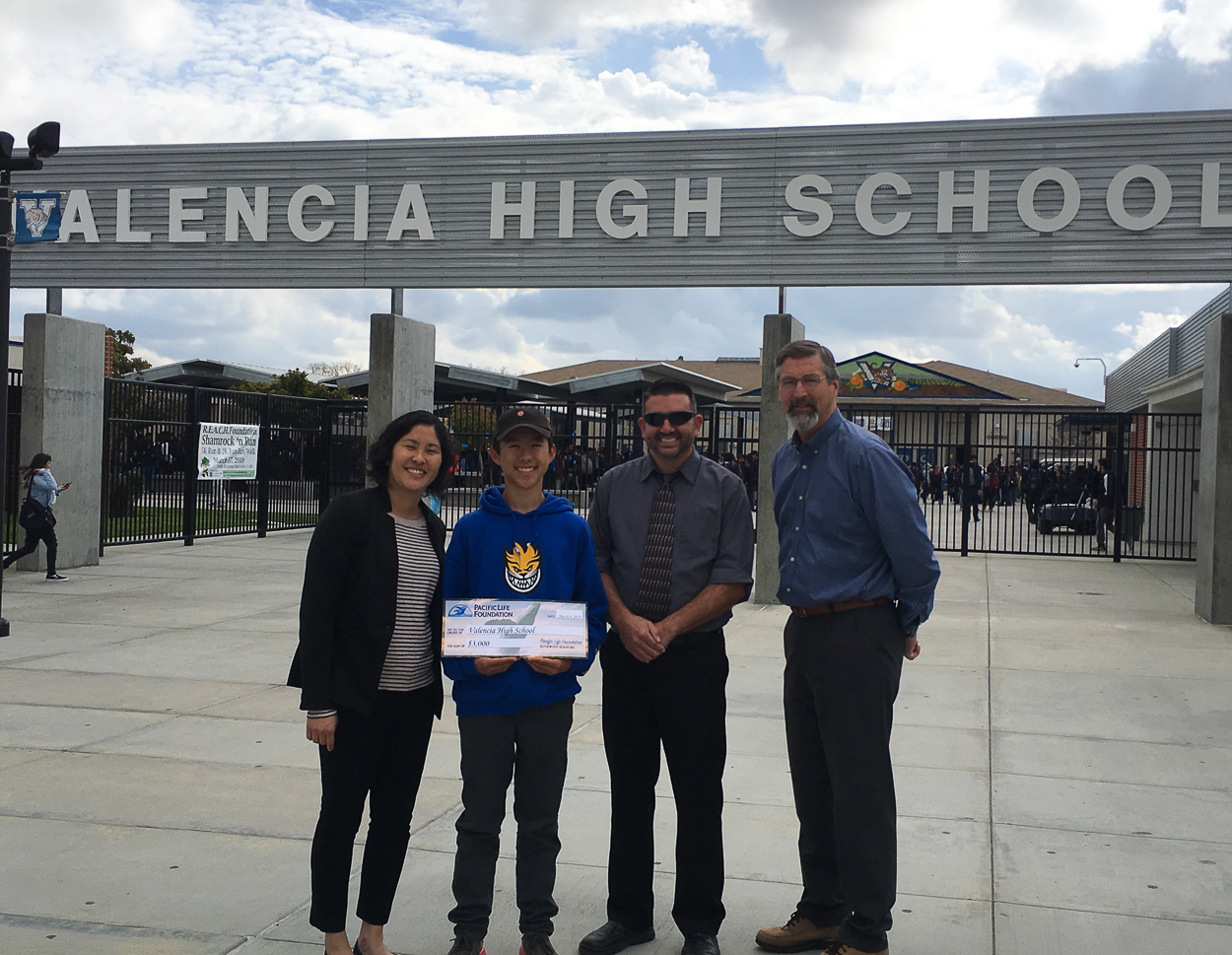 Valencia High School grant awarded.