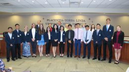 National Merit Scholarship Program Finalists at the Tuesday, April 9, 2019, Board of Education Meeting. Each year, the District recognizes standout students for their academic achievements.