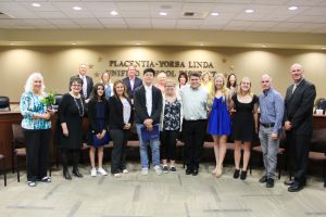 Individuals honored as a part of the Chapman University Holocaust Art & Writing Contest recognition.