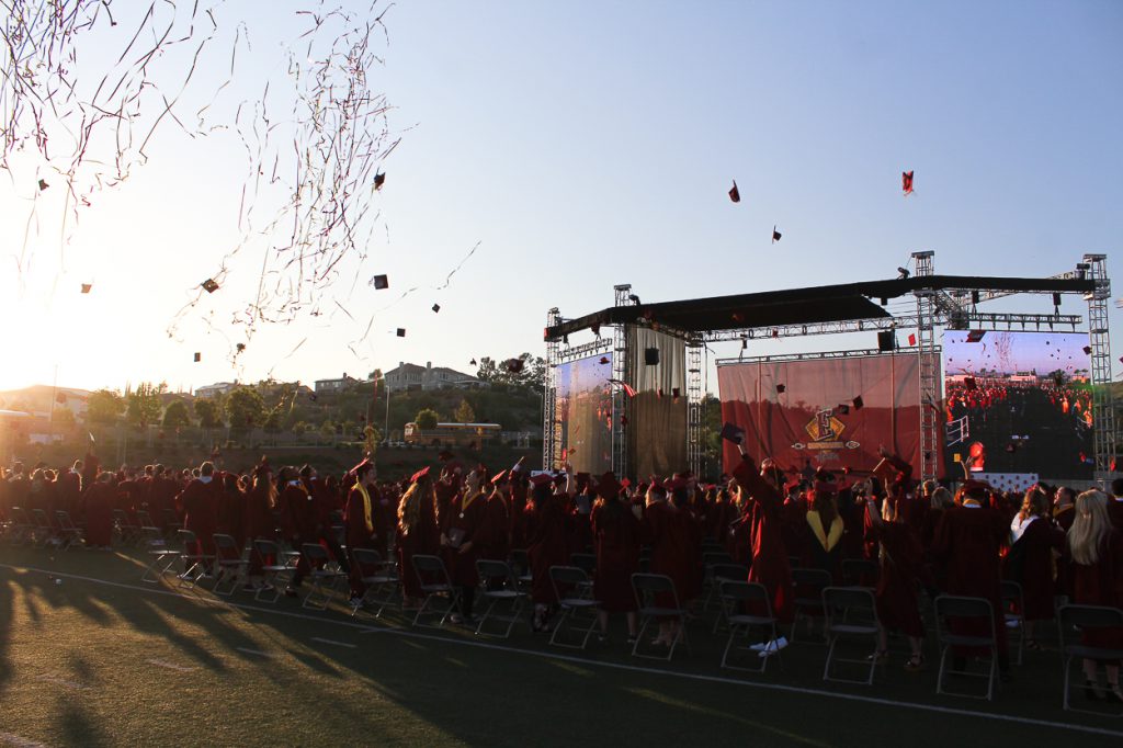 Esperanza High School 2019 commencement ceremony in Nathan Shapell Memorial Stadium in Yorba Linda on June 13, 2019.