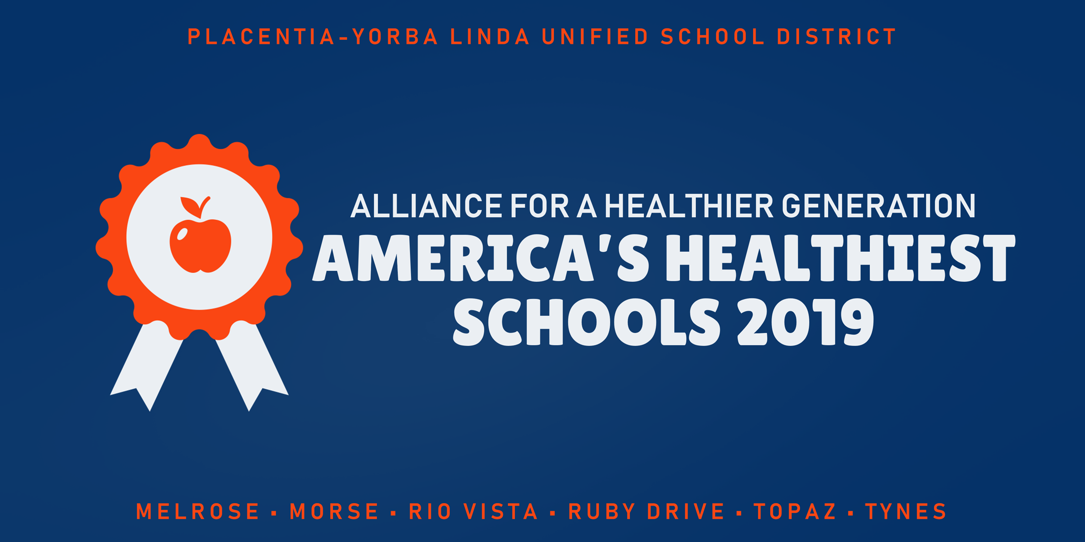 America's Healthiest School 2019.