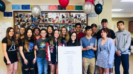 Congratulations to the following Mustangs (from left to right) Isabella Wachter, Roxane Fournier, Chae Eun Han, Zachary Hernandez , Adrian Lindell, Catherine S Kang, Emelia Ortiz, Corinne Green, Caitlyn Truong, Ahmed Suri, Kyle Wong, Rhys Weingarten, Kayla Woodson, Nathaniel Waugh, Ruichen Ma!