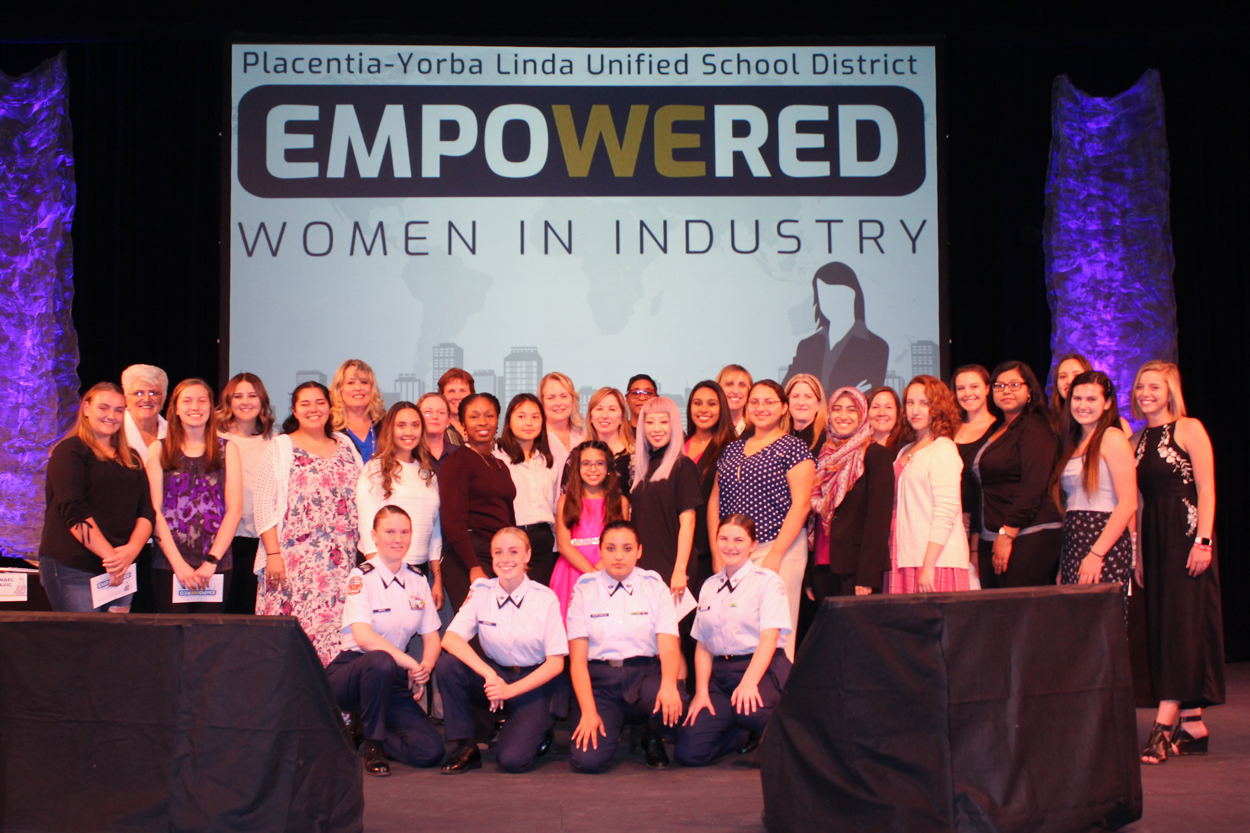 Panelists and student participants at the third annual Women in Industry event on October 15, 2019.