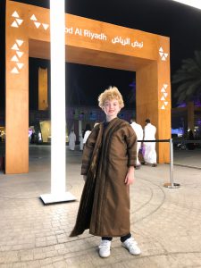 Max in Saudi Arabia.