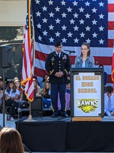 EDHS veterans day ceremony.