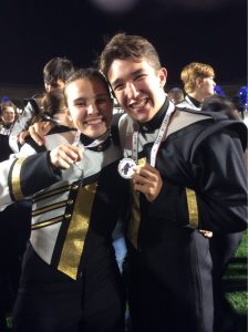 EDHS marching band silver medal.