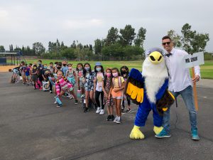 First day of the 2021-2022 school year in PYLUSD at various school sites.
