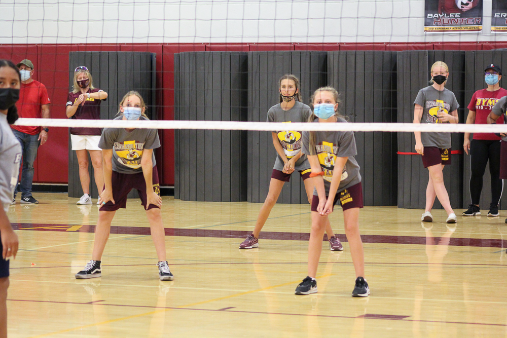 Middle school volleyball tournament.