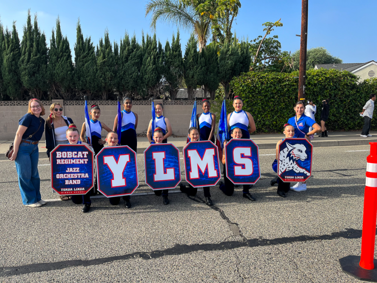 Yorba Linda Bobcat Regiment has strong showing at Placentia Band Review