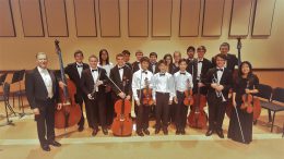 PYLUSD students in the Southern California Youth Philharmonic group.