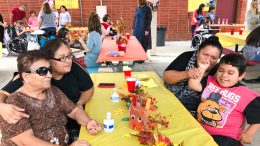 George Key School's Thanksgiving get together on campus.
