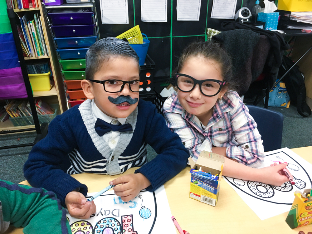 100th day of school at Glenview.