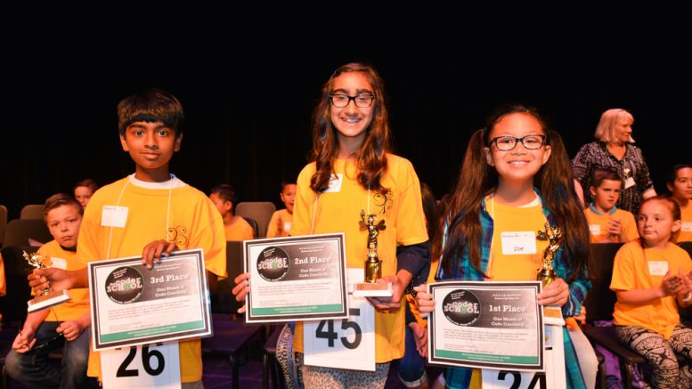 Spelling Bee winners.