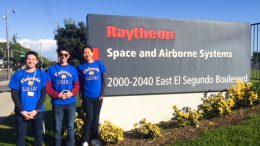 Students competing in Raytheon Games.