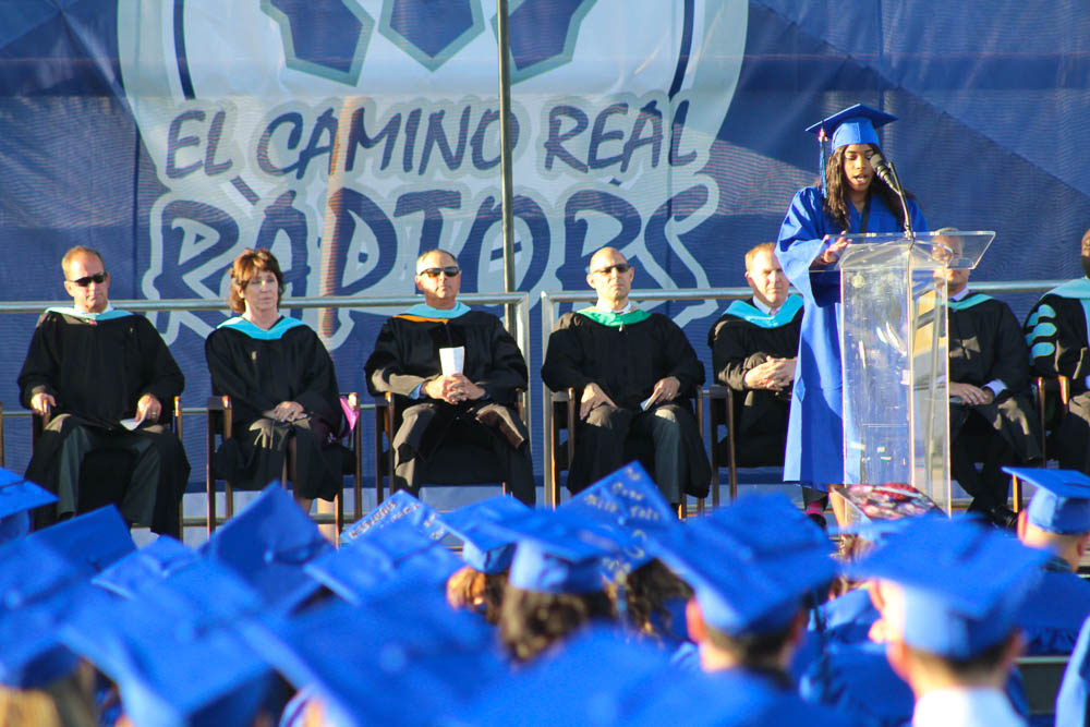 El Camino Real HS graduation.