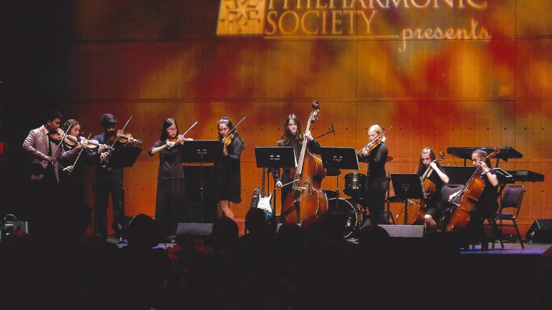 Travis Ranch Orchestra performing at the Segerstrom Center.
