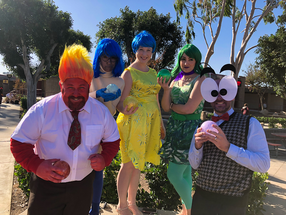 The Esperanza CTE Department dressed up as "Inside Out" characters for Halloween. The group won the school's costume contest.