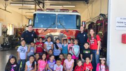 Ruby Drive visits the fire station.