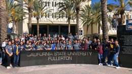 CSUF visit from Valencia students.