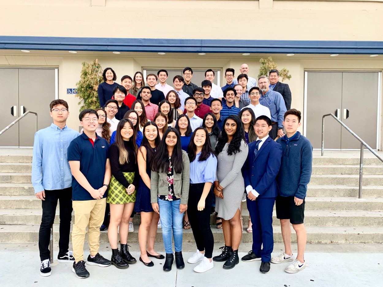 Valencia High School's 2019 National Merit Scholarship Program Semifinalists and Commended Scholars.