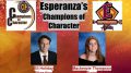 Esperanza athletes of character.
