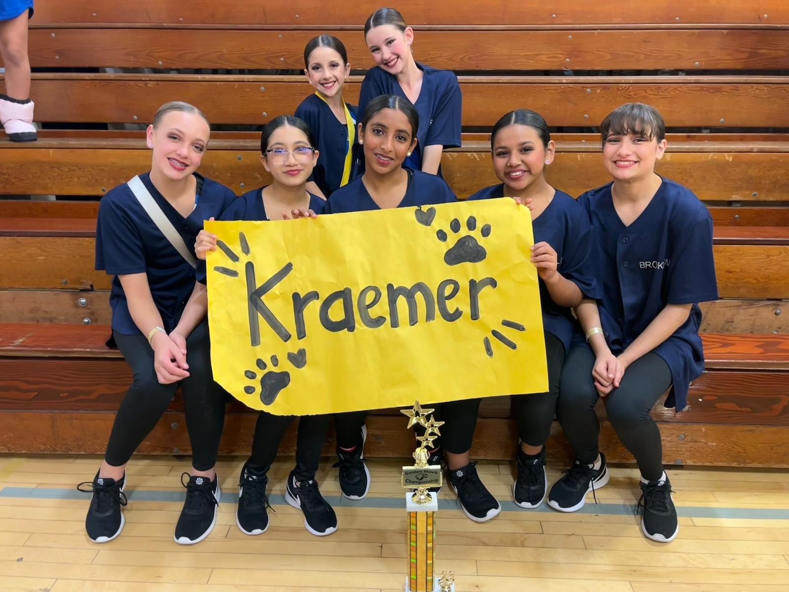 Kraemer Middle School dance team.