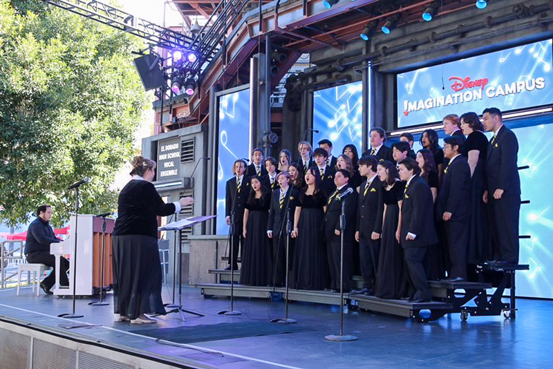El Dorado High School choral music at Disneyland.