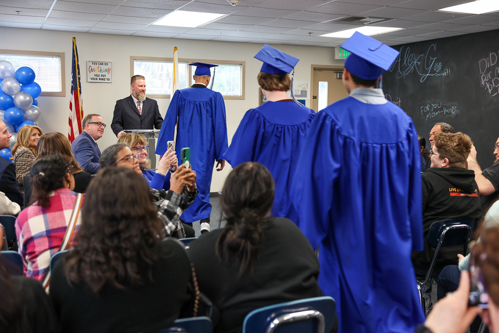 Advance Program Graduation on January 24, 2024, at El Camino Real High School in Placentia.