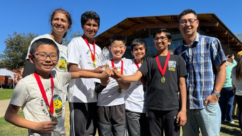 Woodsboro Bee-Botics team earn 2nd place in Robot Design Competition